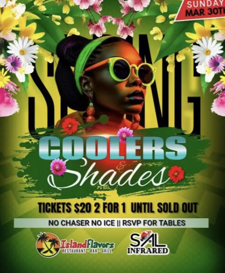 Coolers and Shades flyer or graphic.