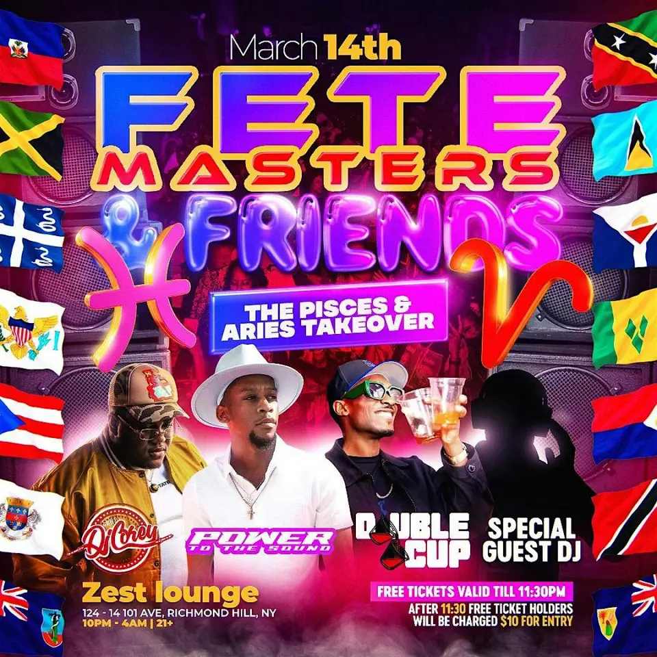 FeteMasters & Friends: The Pisces & Aries Take Over flyer or graphic.