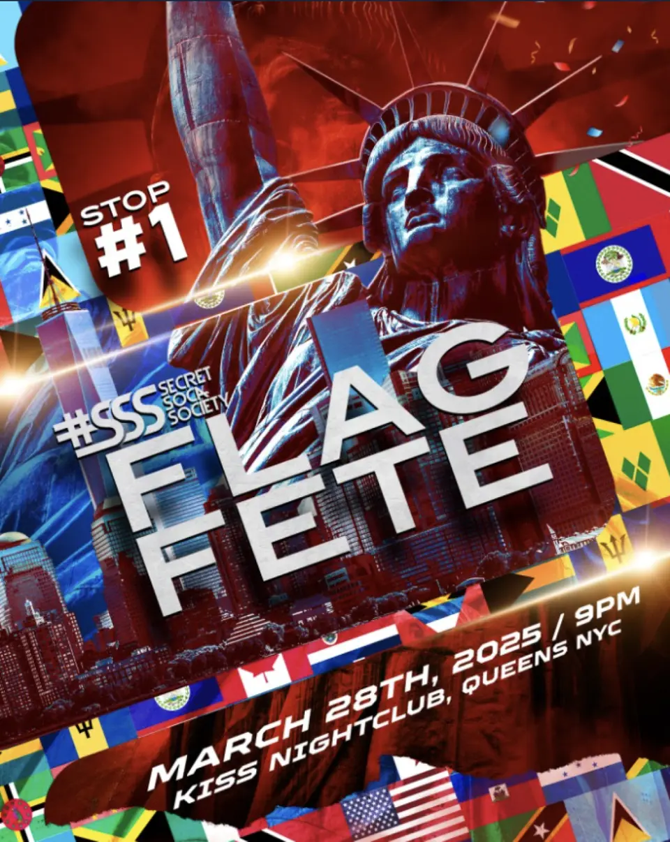 Flag Fete flyer or graphic.
