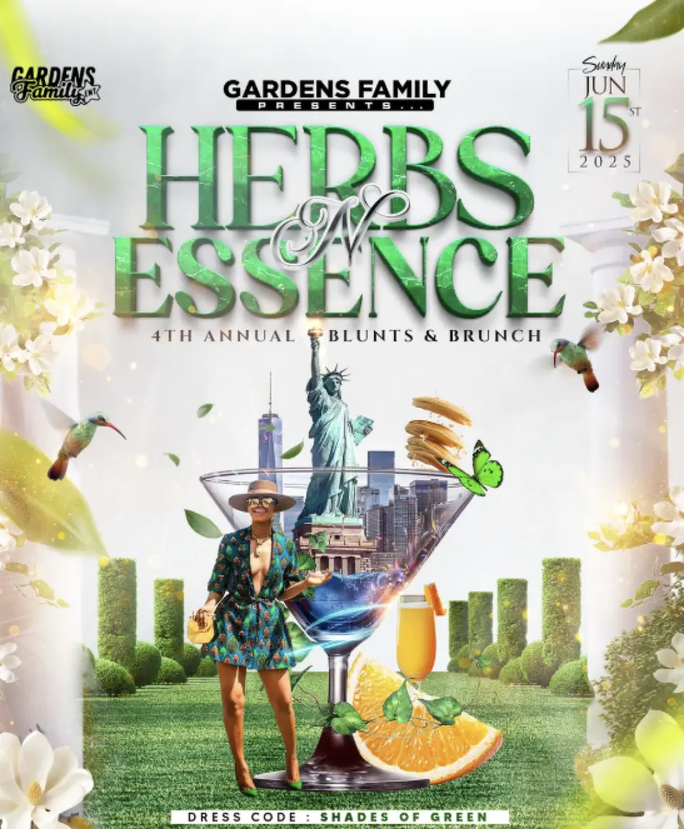 Herbs N' Essence flyer or graphic.