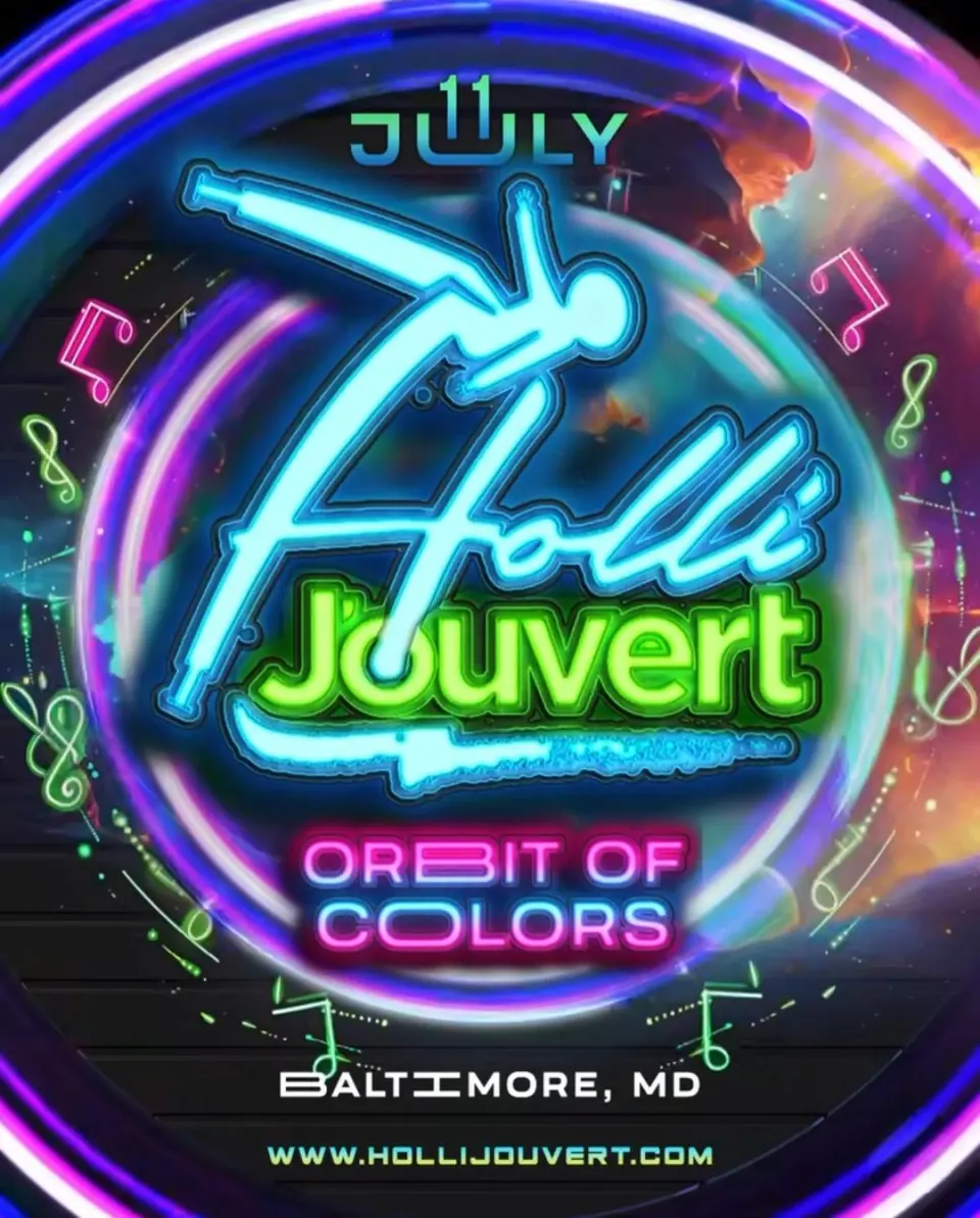 Holli J'ouvert flyer or graphic.