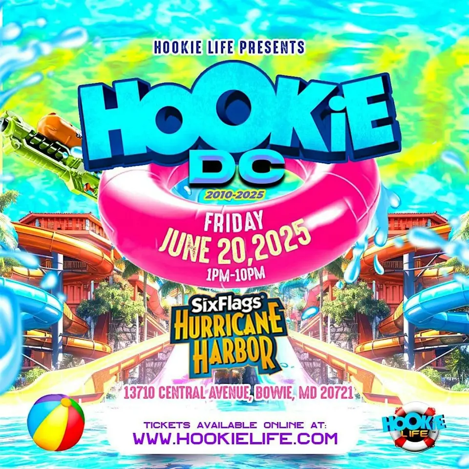 Hookie DC flyer or graphic.