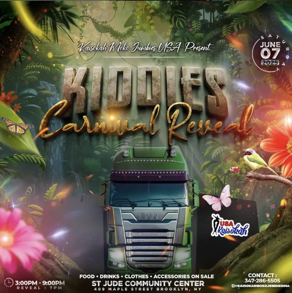 Kiddies Carnival Reveal flyer or graphic.