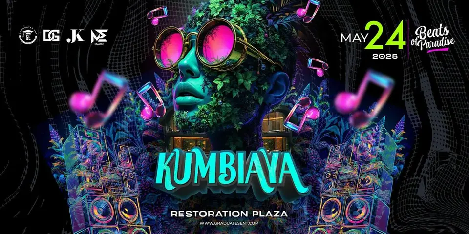 Kumbiaya: Beats of Paradise flyer or graphic.