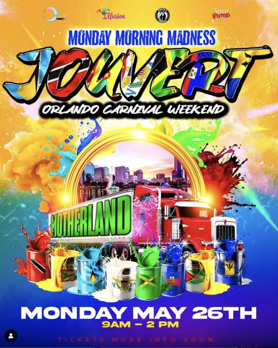 Monday Morning Madness Jouvert flyer or graphic.