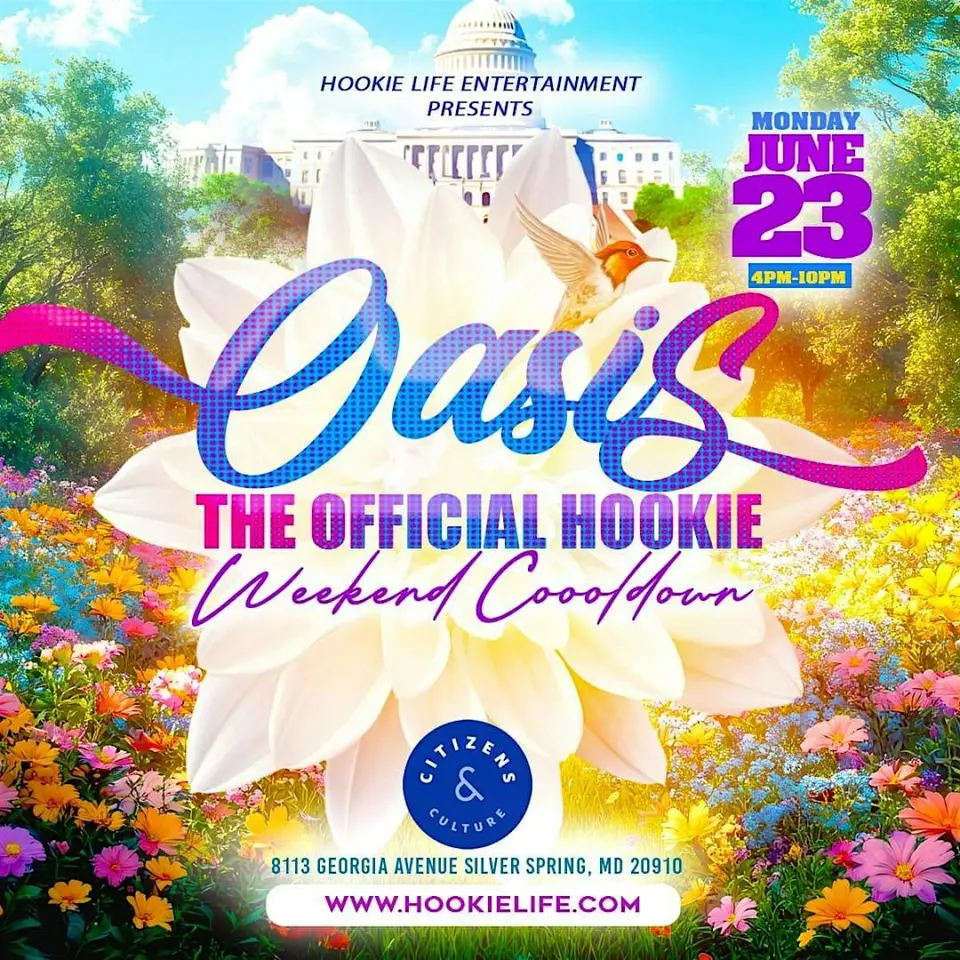 Oasis D.C. (2025) flyer or graphic.