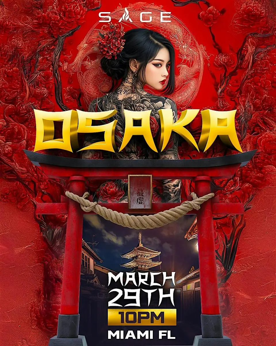 Osaka flyer or graphic.