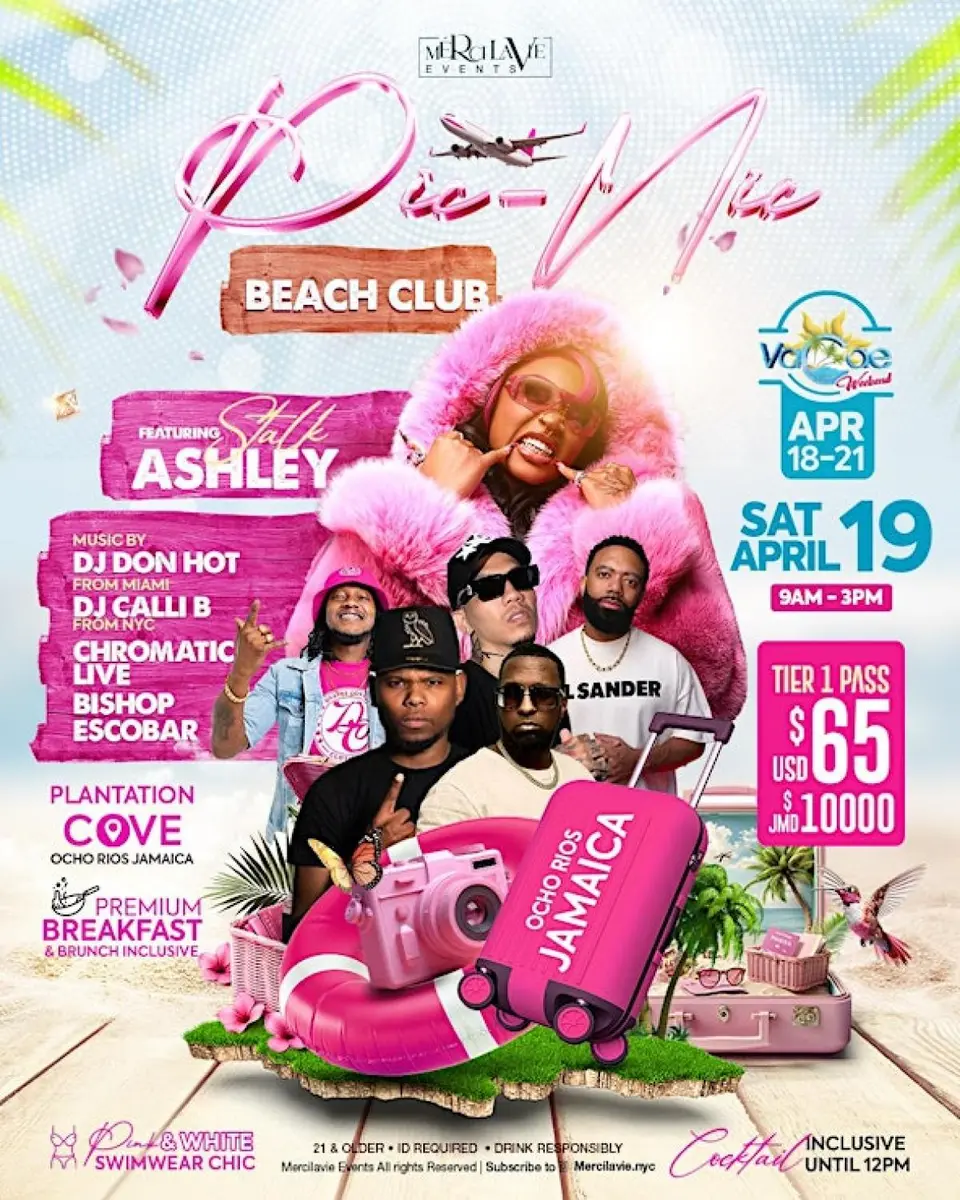 Pic-Nic "Beach Club" flyer or graphic.
