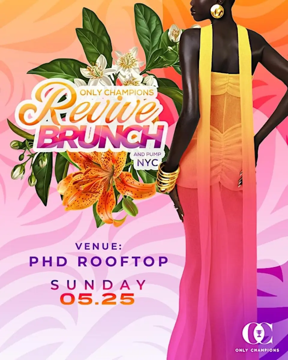 Revive Brunch & Pump NYC flyer or graphic.