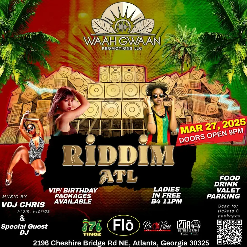 Riddim flyer or graphic.