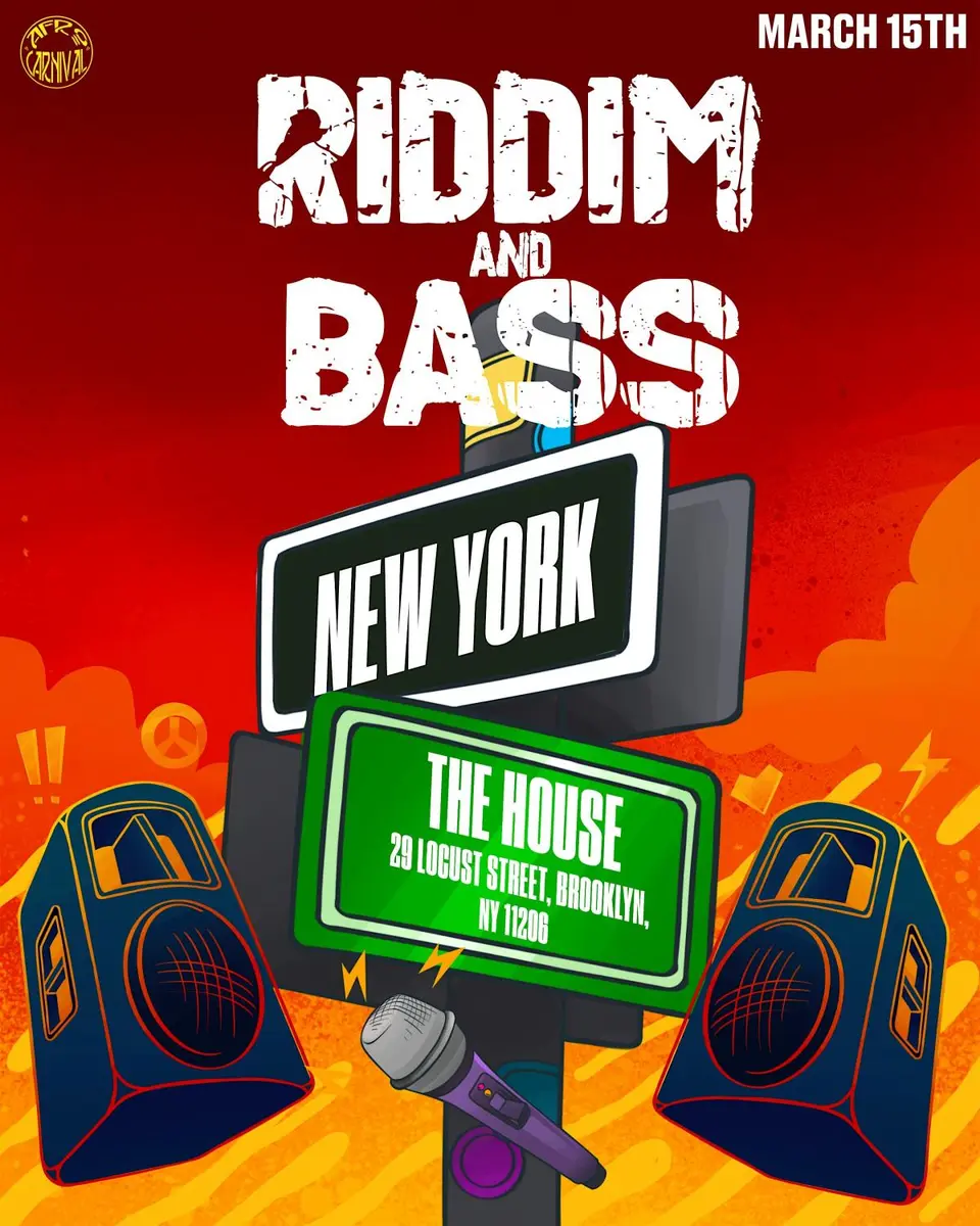 Riddim & Bass flyer or graphic.