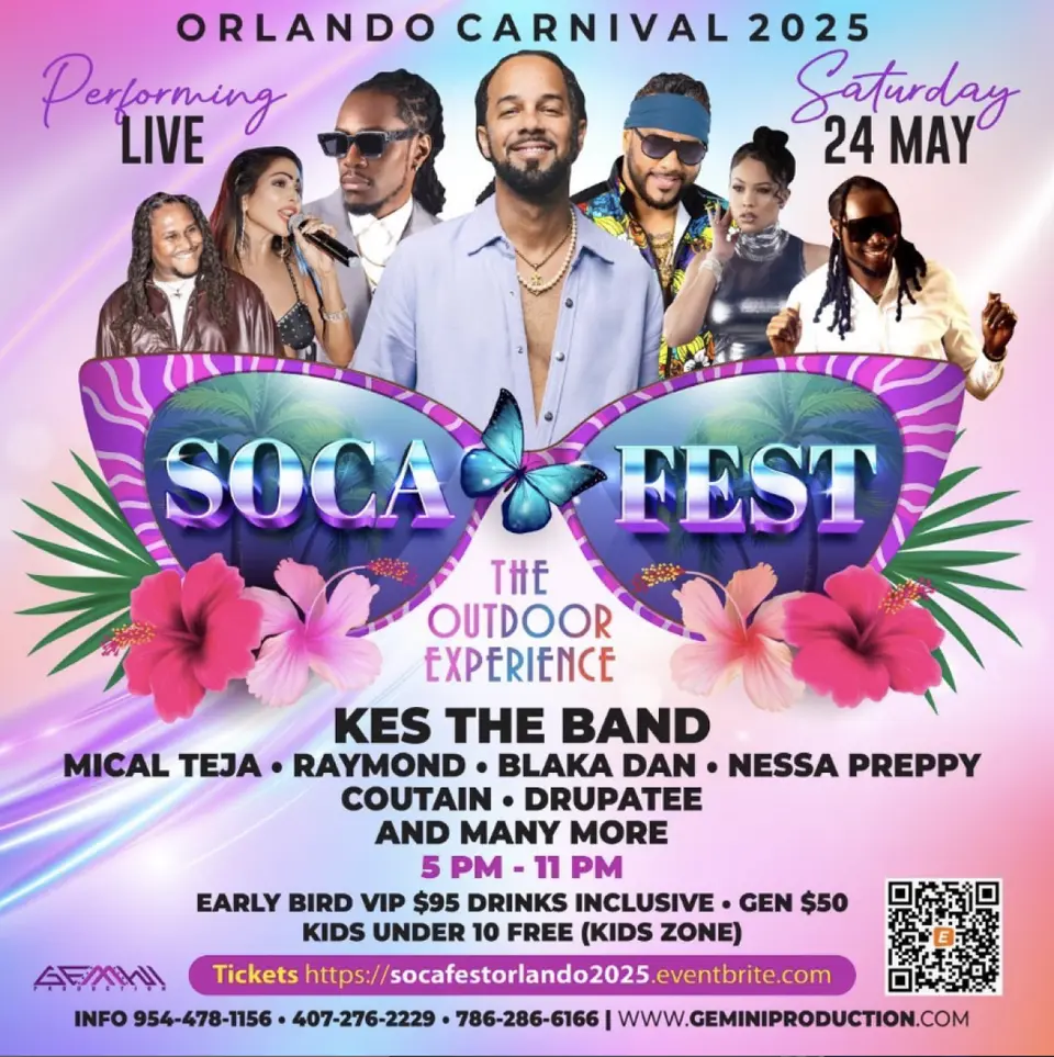 Soca Fest flyer or graphic.