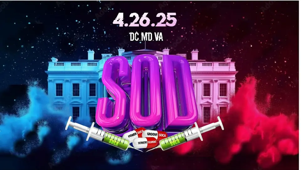 Soca OverDose DMV flyer or graphic.