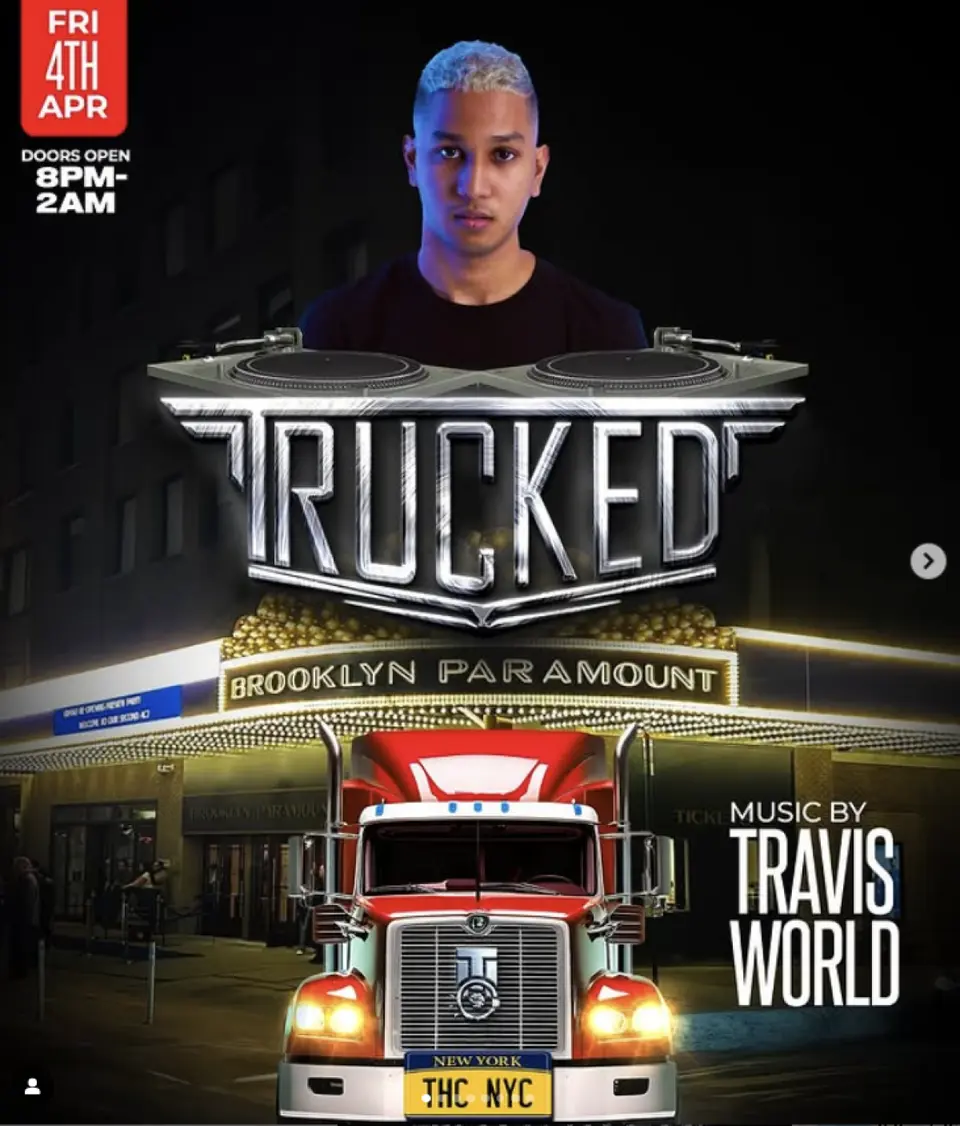 Trucked flyer or graphic.
