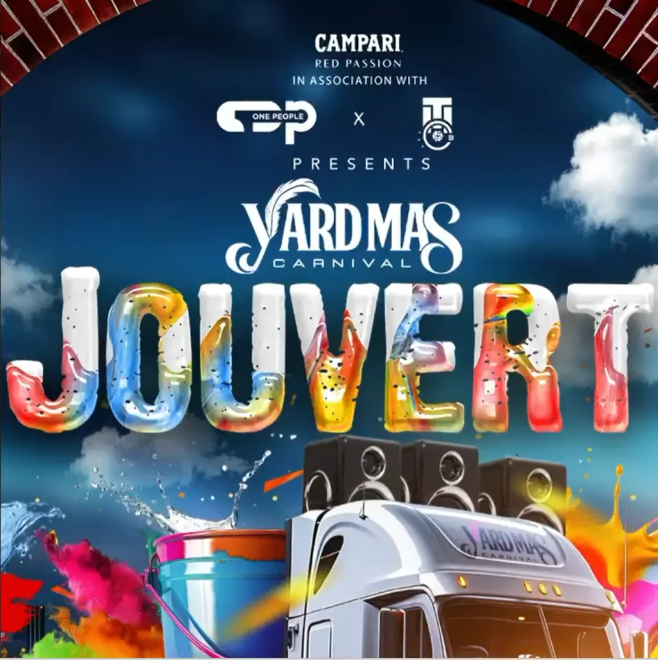 Yard Mas Jouvert flyer or graphic.
