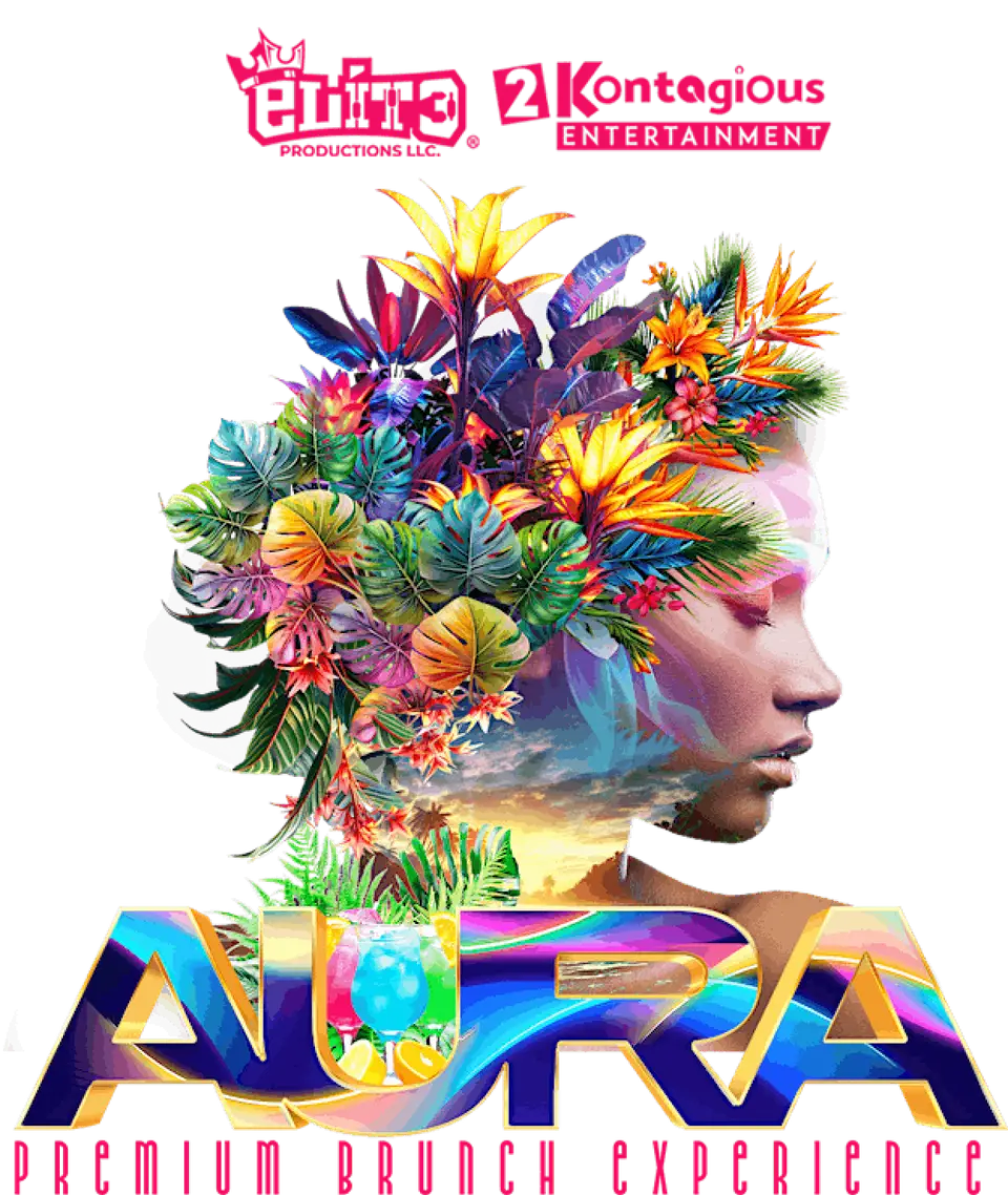 AURA - Ultimate Premium Brunch Experience  flyer or graphic.