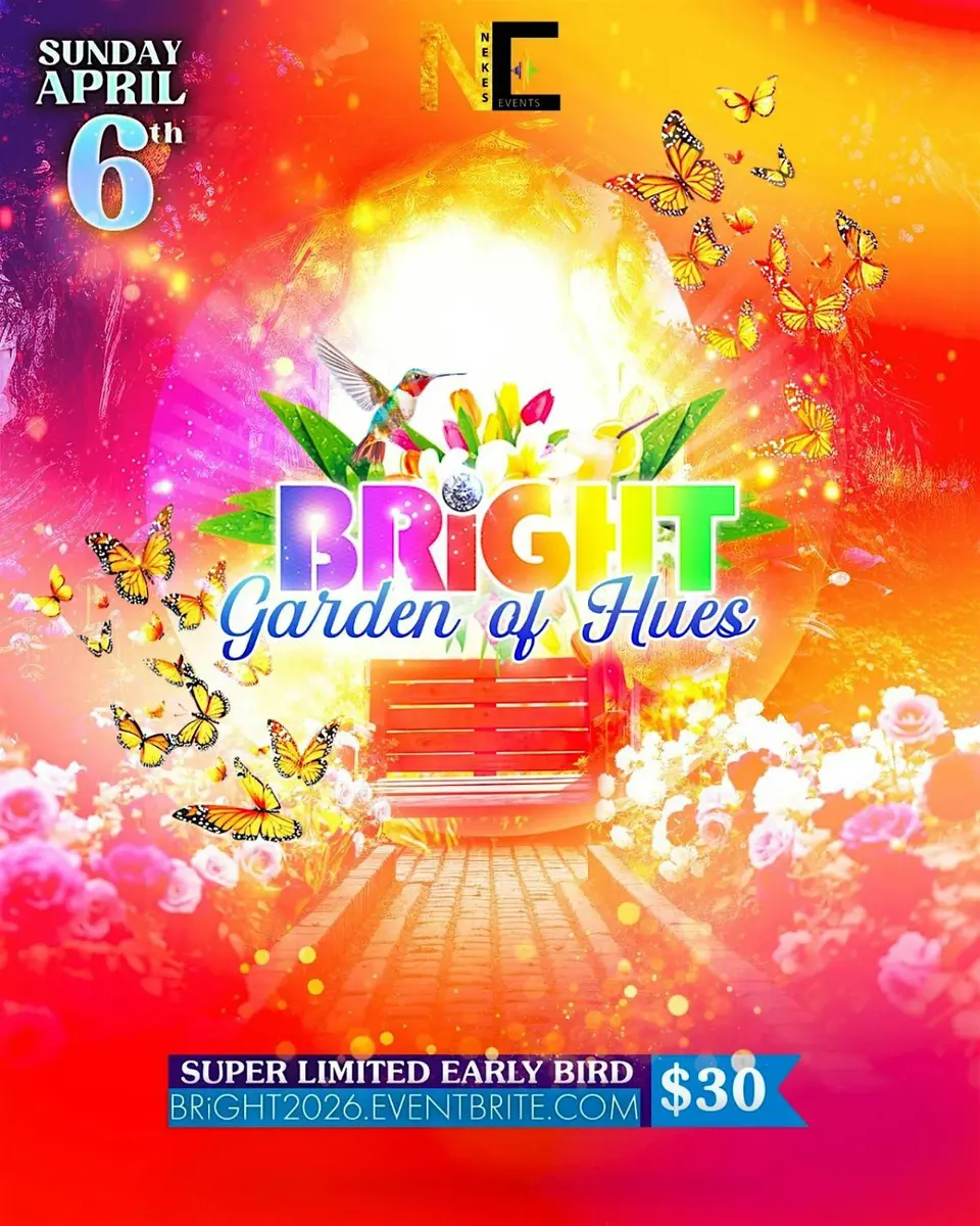 Bright flyer or graphic.
