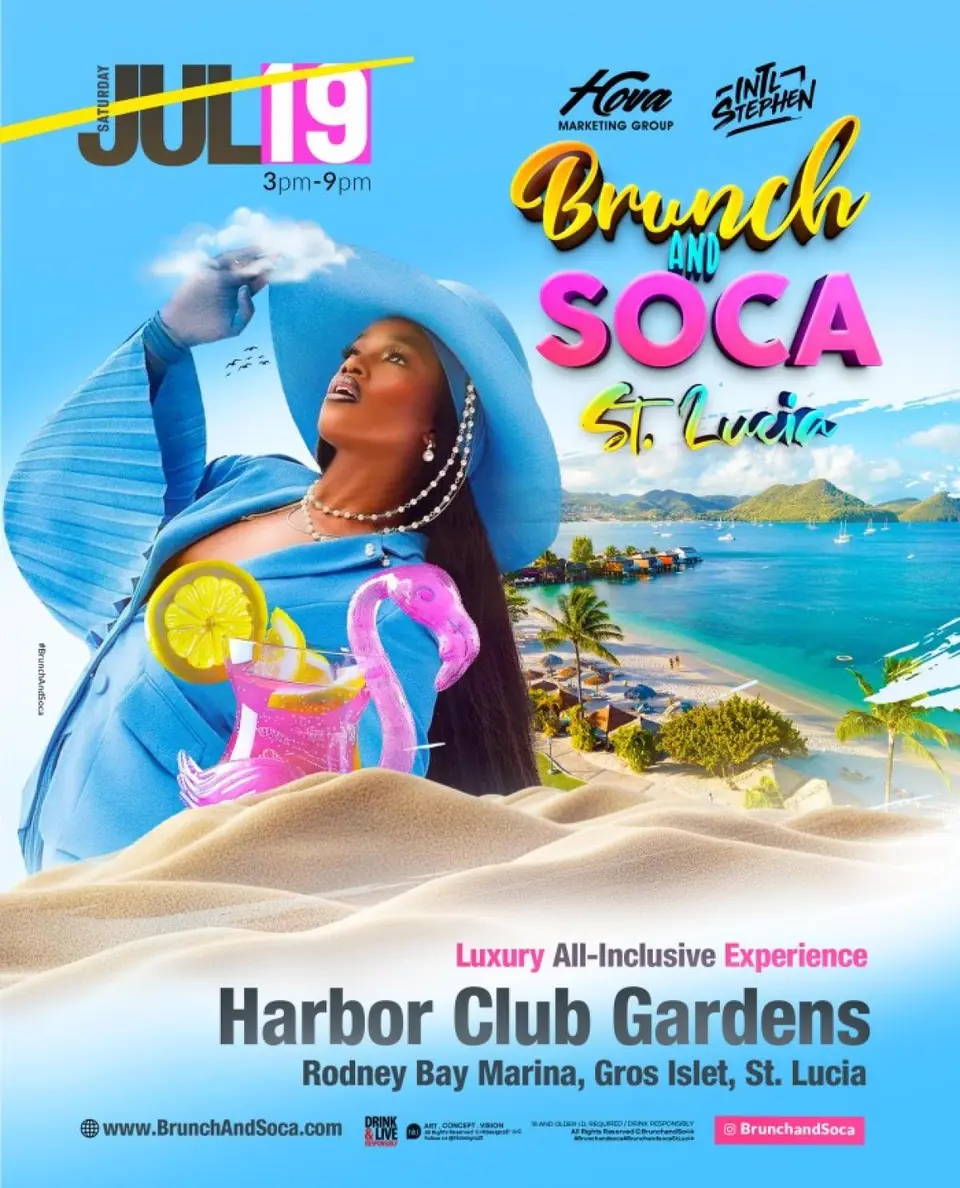 Brunch And Soca flyer or graphic.