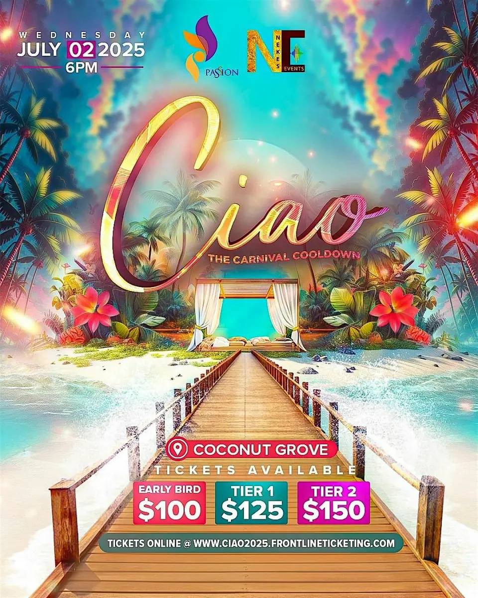 Ciao flyer or graphic.