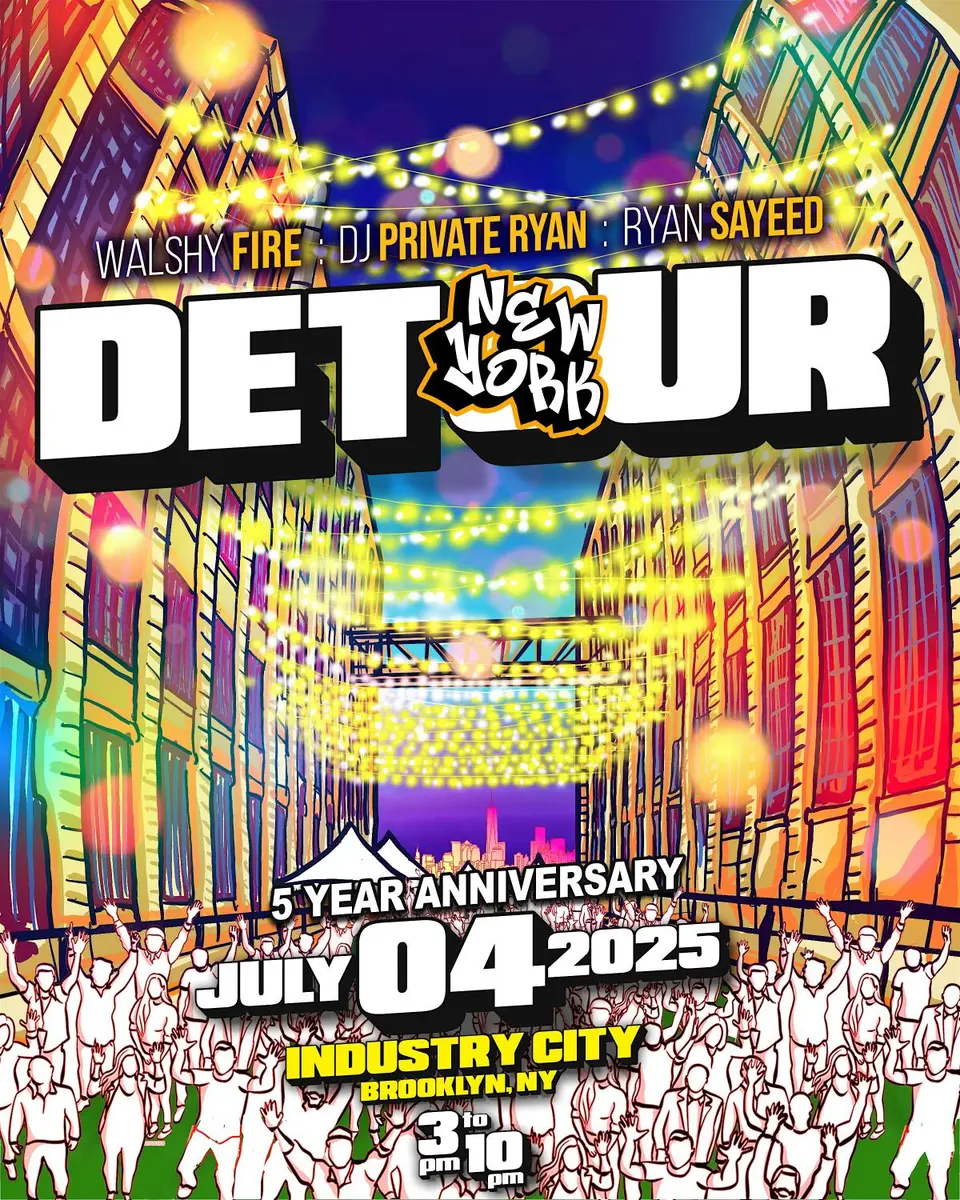 Detour flyer or graphic.