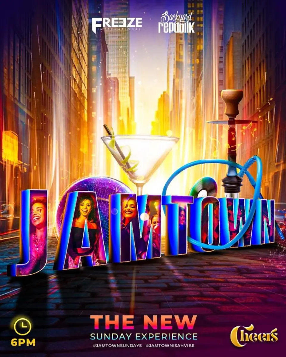 Jam Town Sundays flyer or graphic.