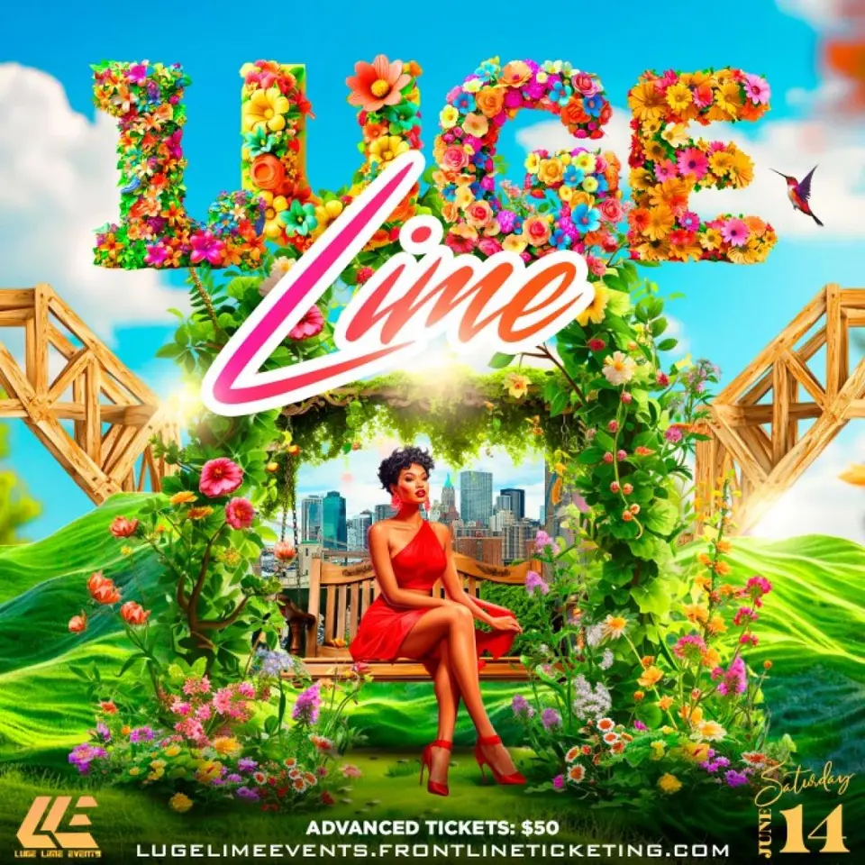 Luge Lime flyer or graphic.