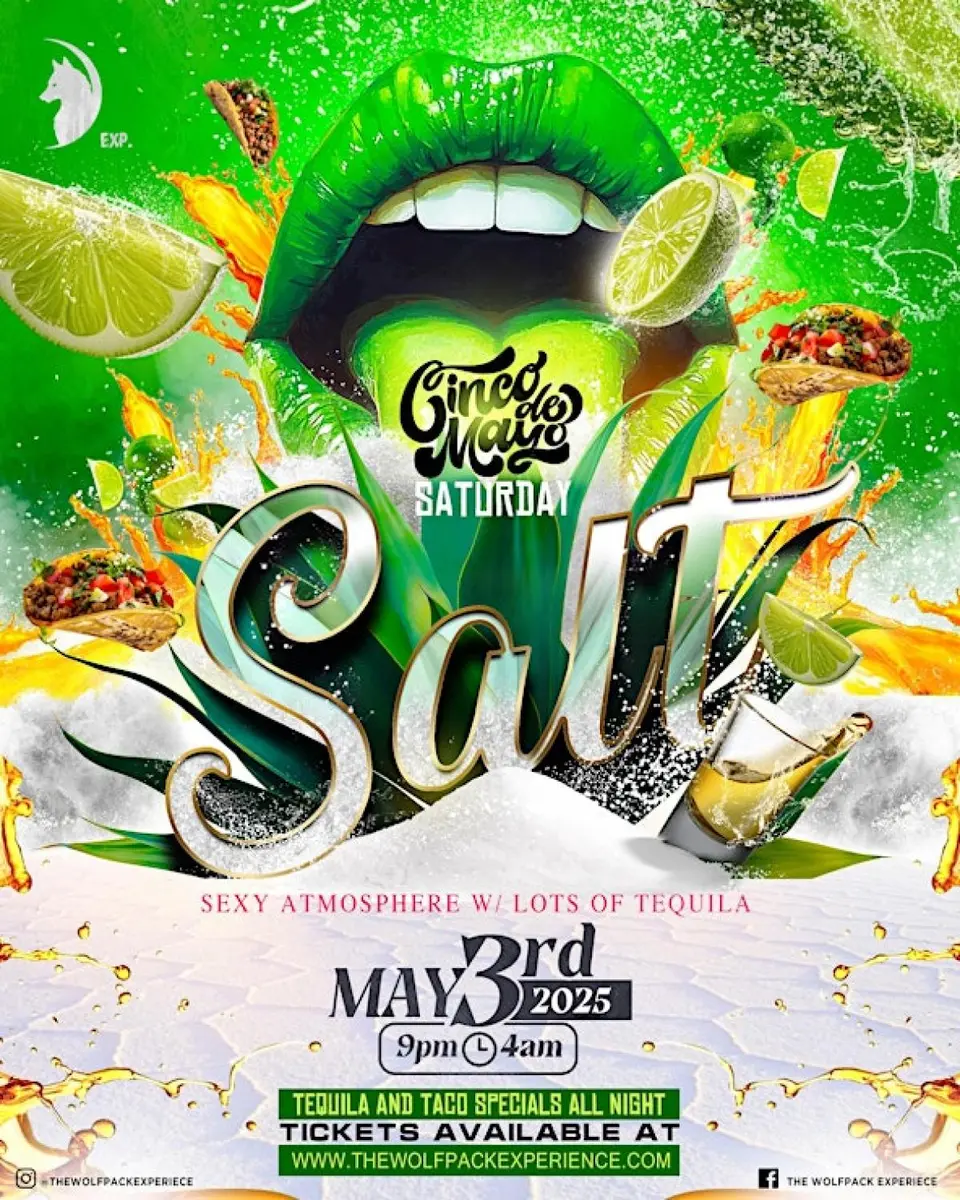 Salt flyer or graphic.