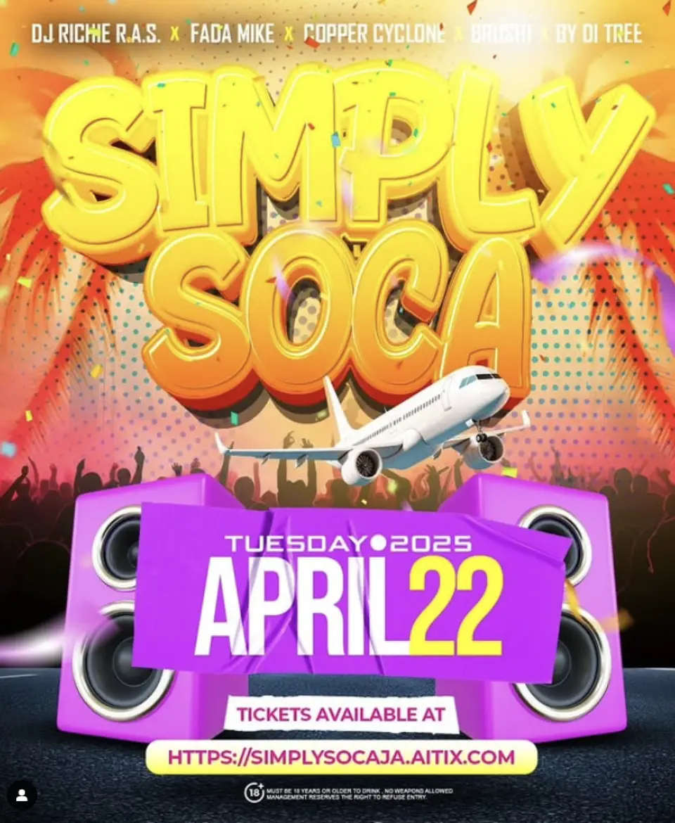 Simply Soca flyer or graphic.