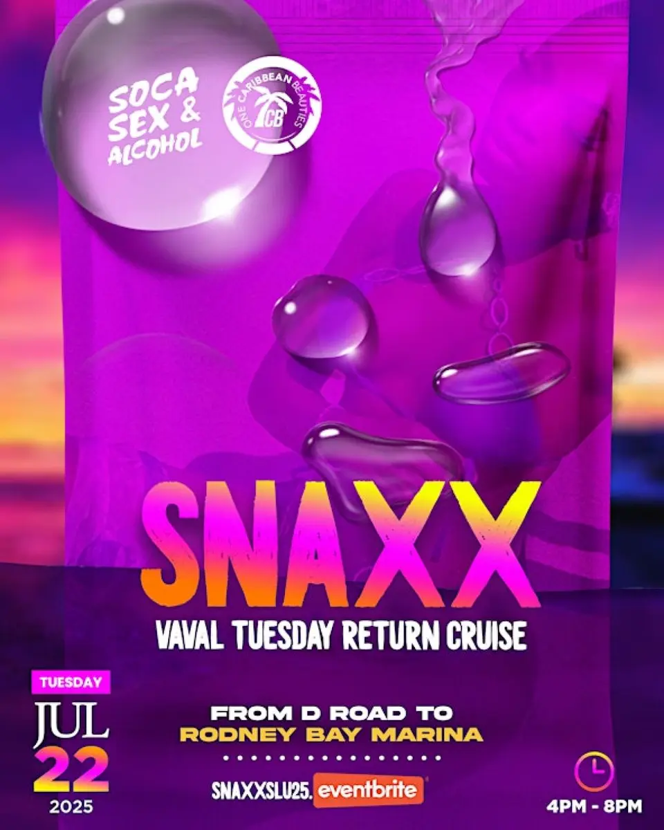Snaxx flyer or graphic.