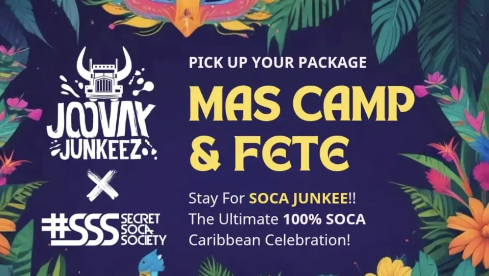Soca Junkee flyer or graphic.