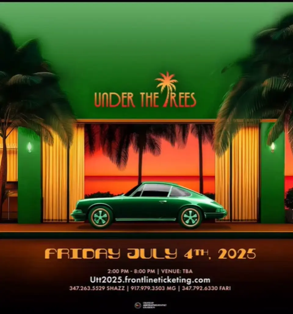 Under The Trees flyer or graphic.