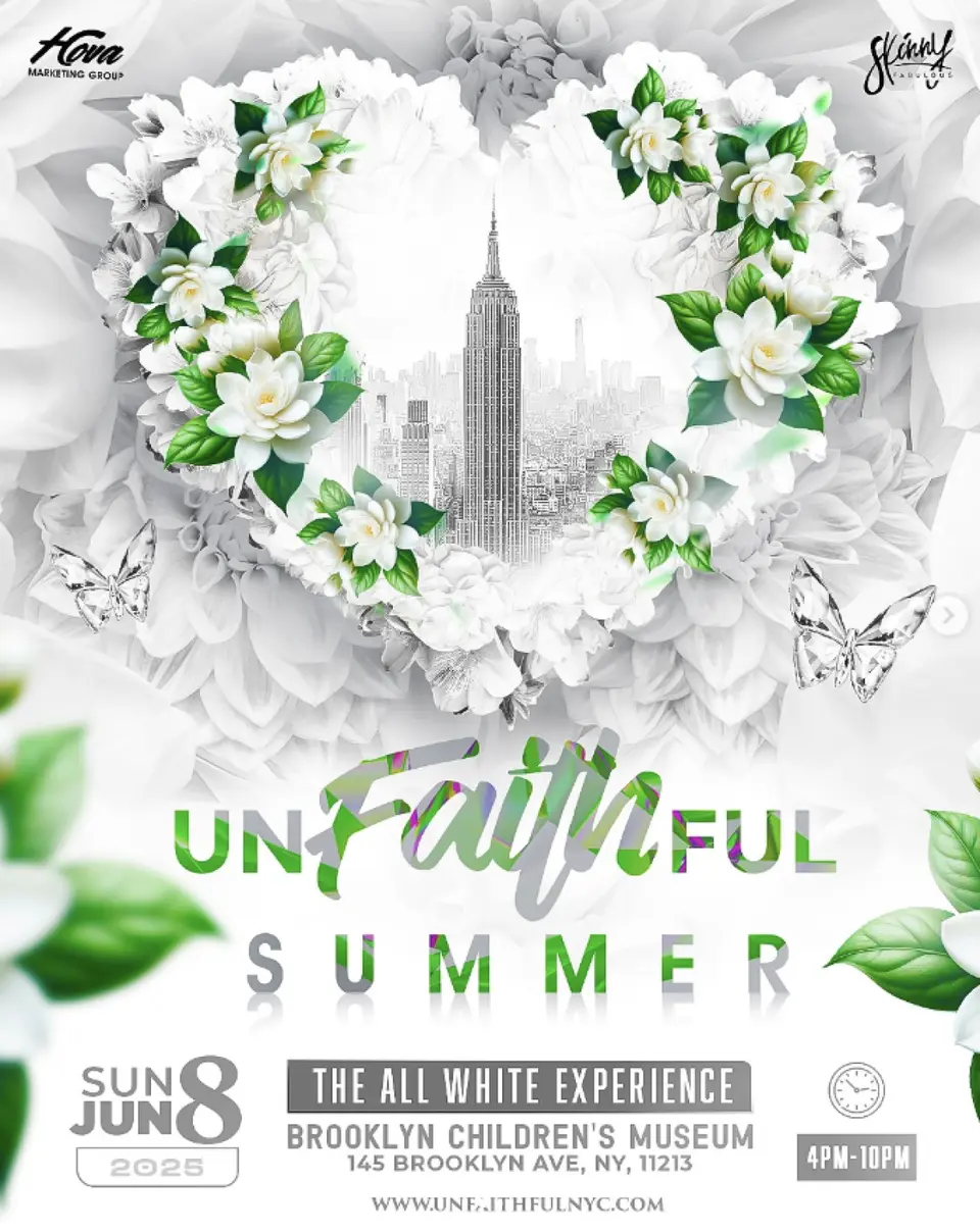 Unfaithful Summer flyer or graphic.