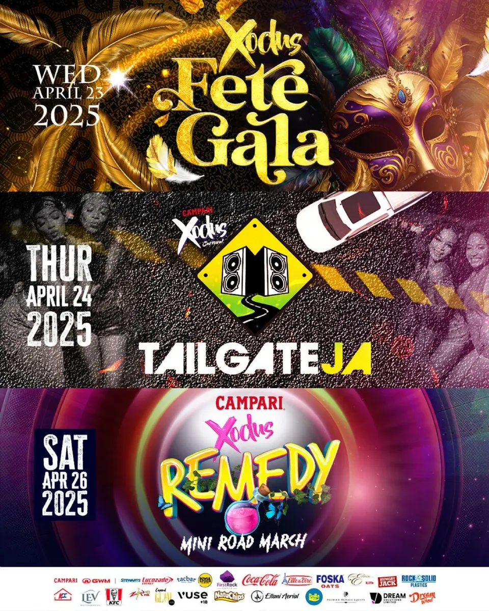 Xodus Carnival Season Band flyer or graphic.