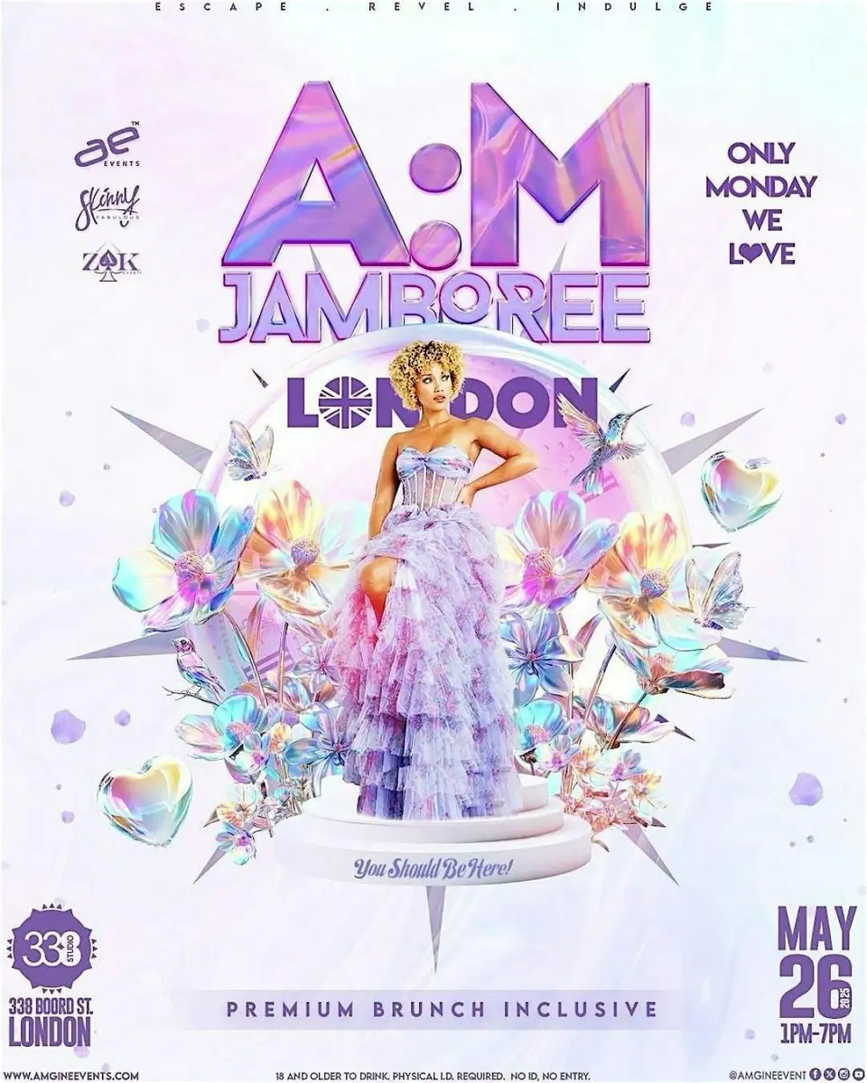 A:M Jamboree UK flyer or graphic.