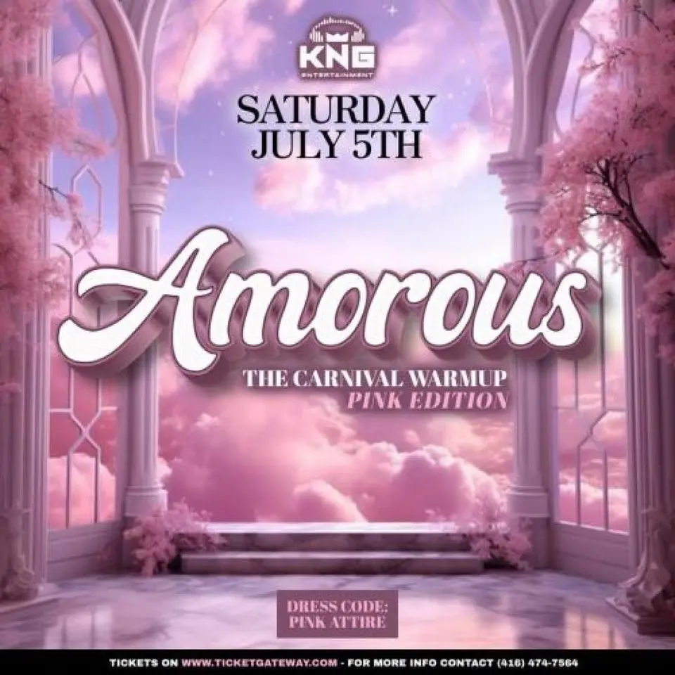 Amorous (Pink Edition) flyer or graphic.