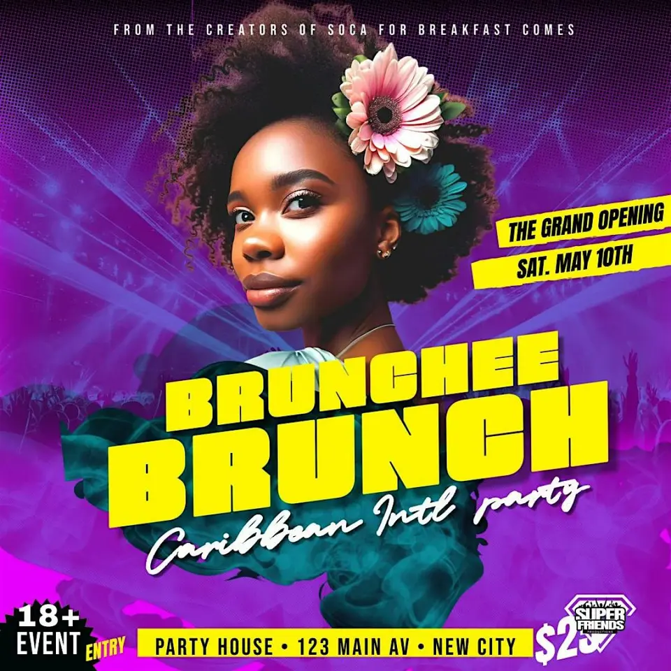 Brunchee Brunch flyer or graphic.