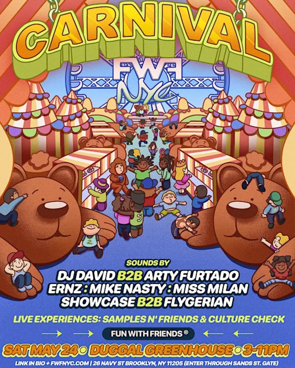 Fun With Friends Carnival flyer or graphic.