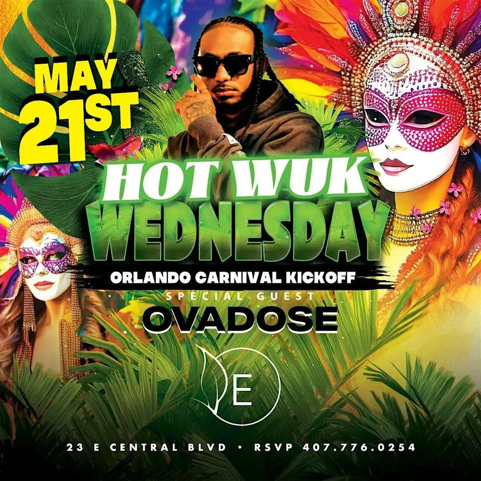 Hot Wuk Wednesday flyer or graphic.