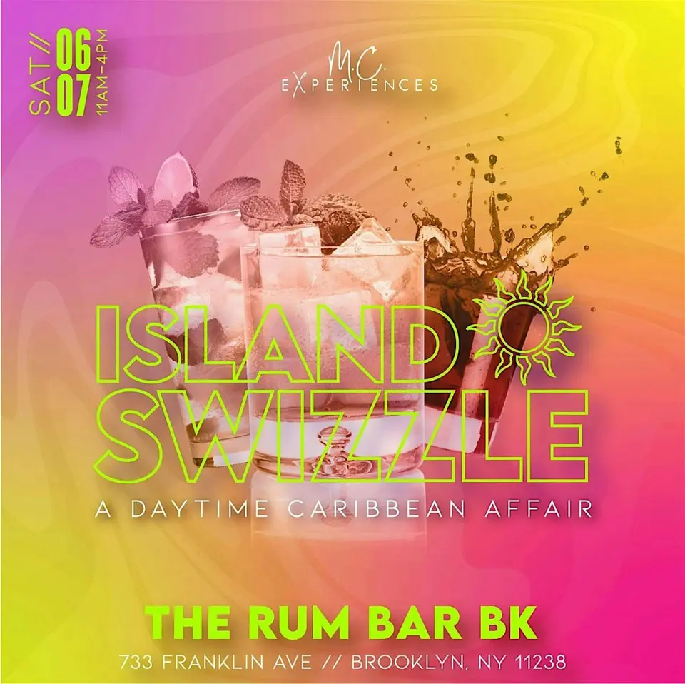 Island Swizzle flyer or graphic.