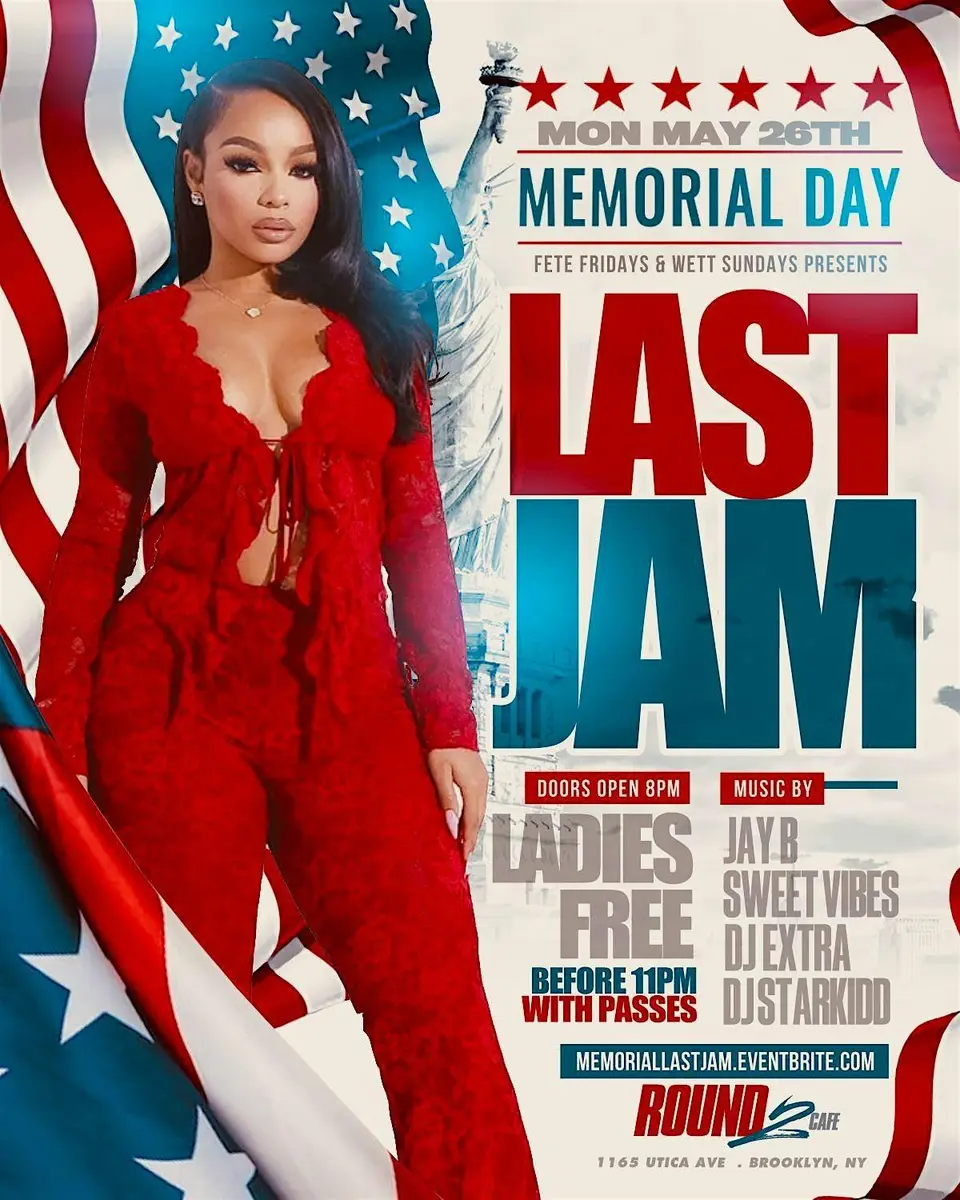 Memorial - Last Jam flyer or graphic.