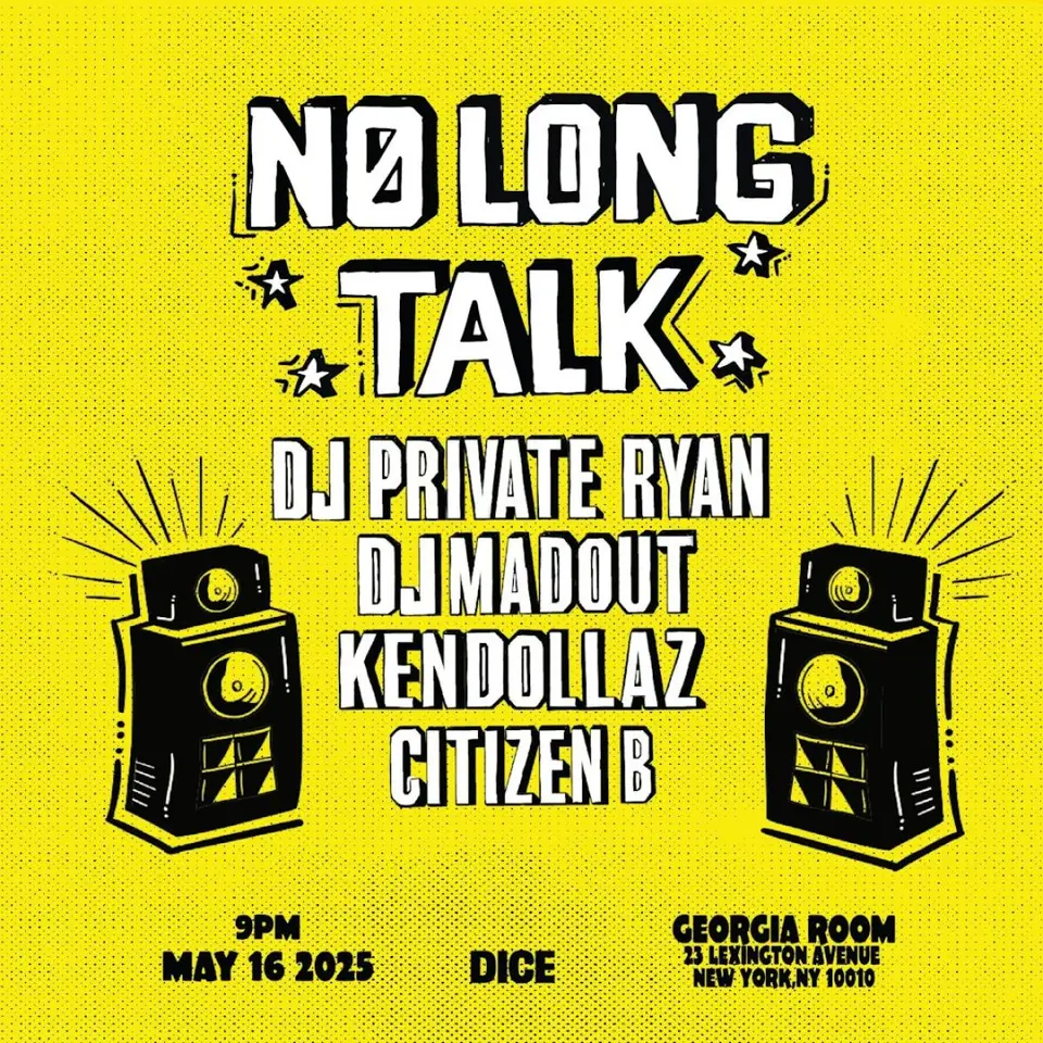 No Long Talk flyer or graphic.