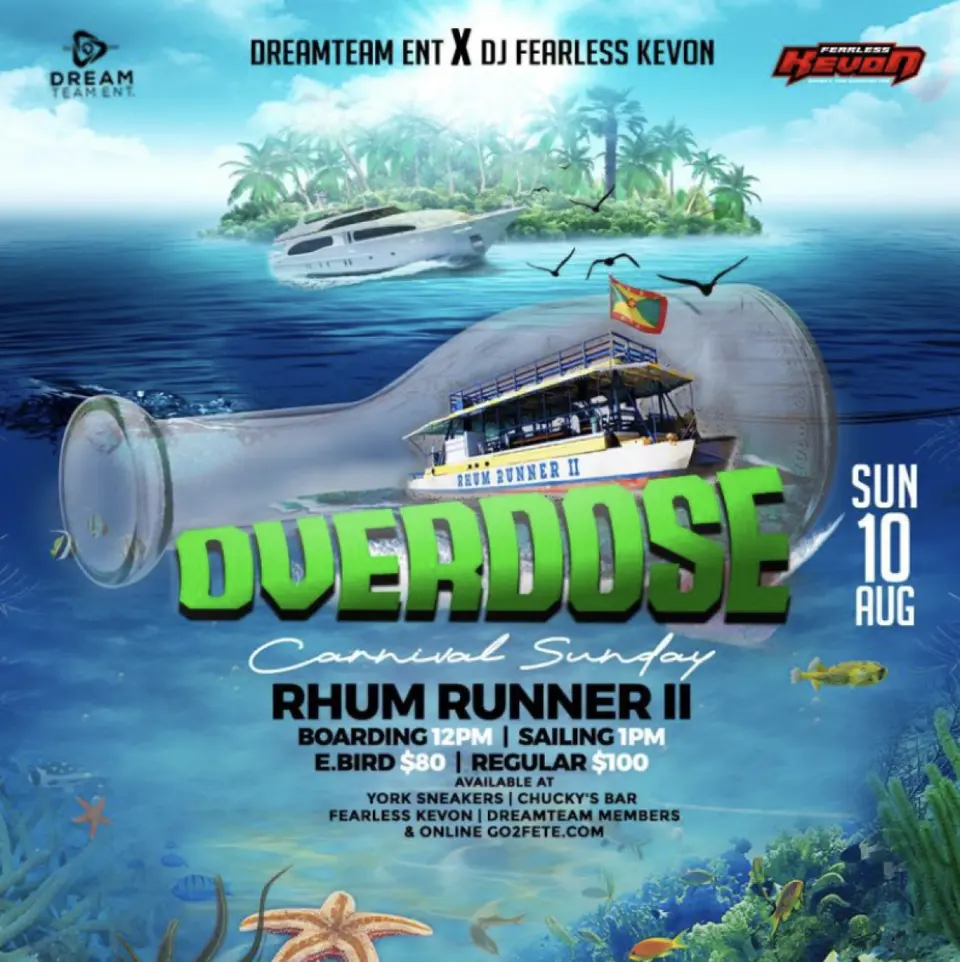 Overdose flyer or graphic.