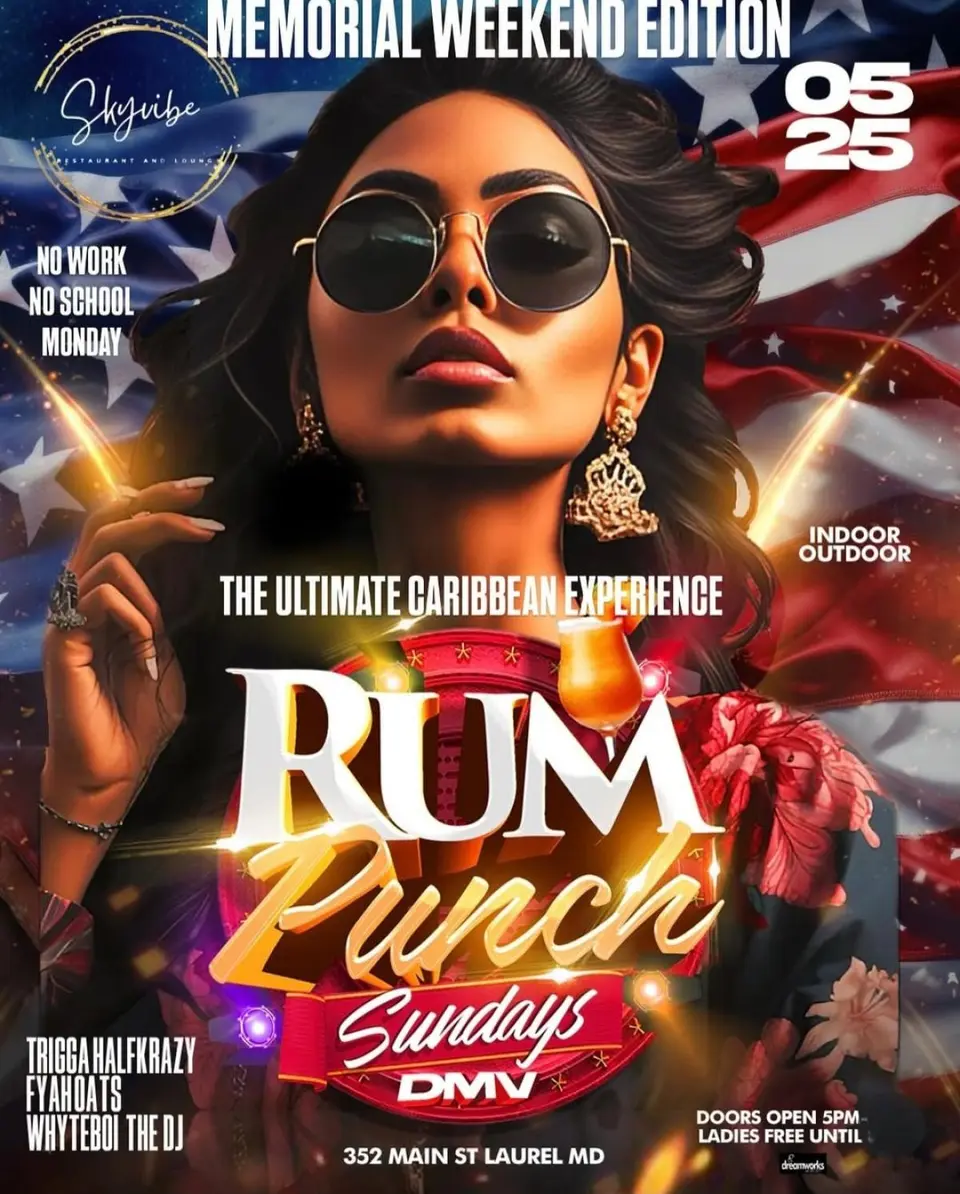 Rum Punch Sundays flyer or graphic.