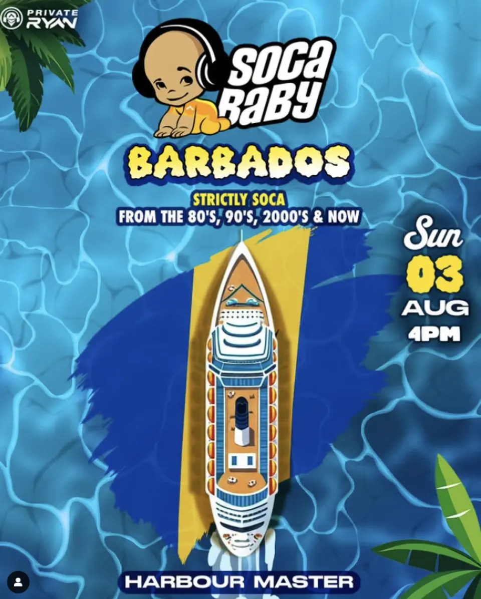 Soca Baby flyer or graphic.