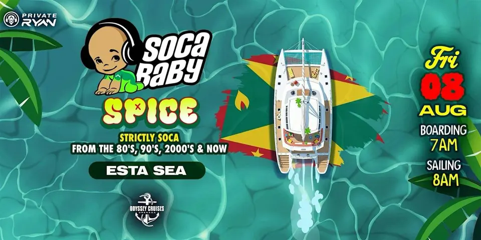 Soca Baby Spice flyer or graphic.