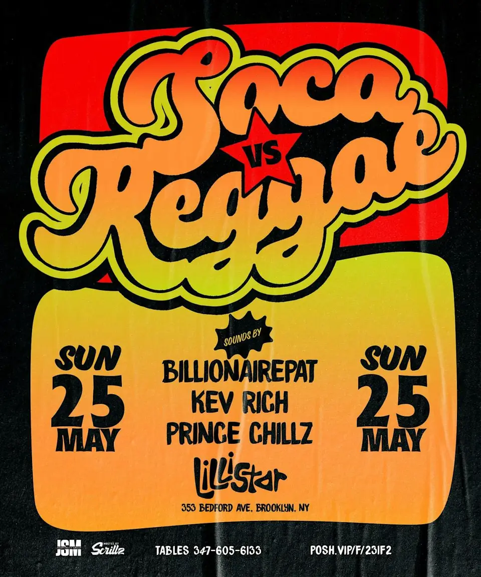 Soca Vs Reggae : Memorial Day  Edition flyer or graphic.