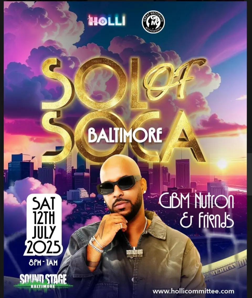 Sol of Soca flyer or graphic.
