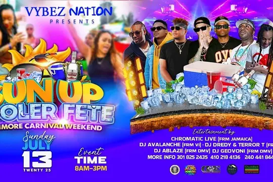 Vybz Nation Sunn-Up Cooler Fete