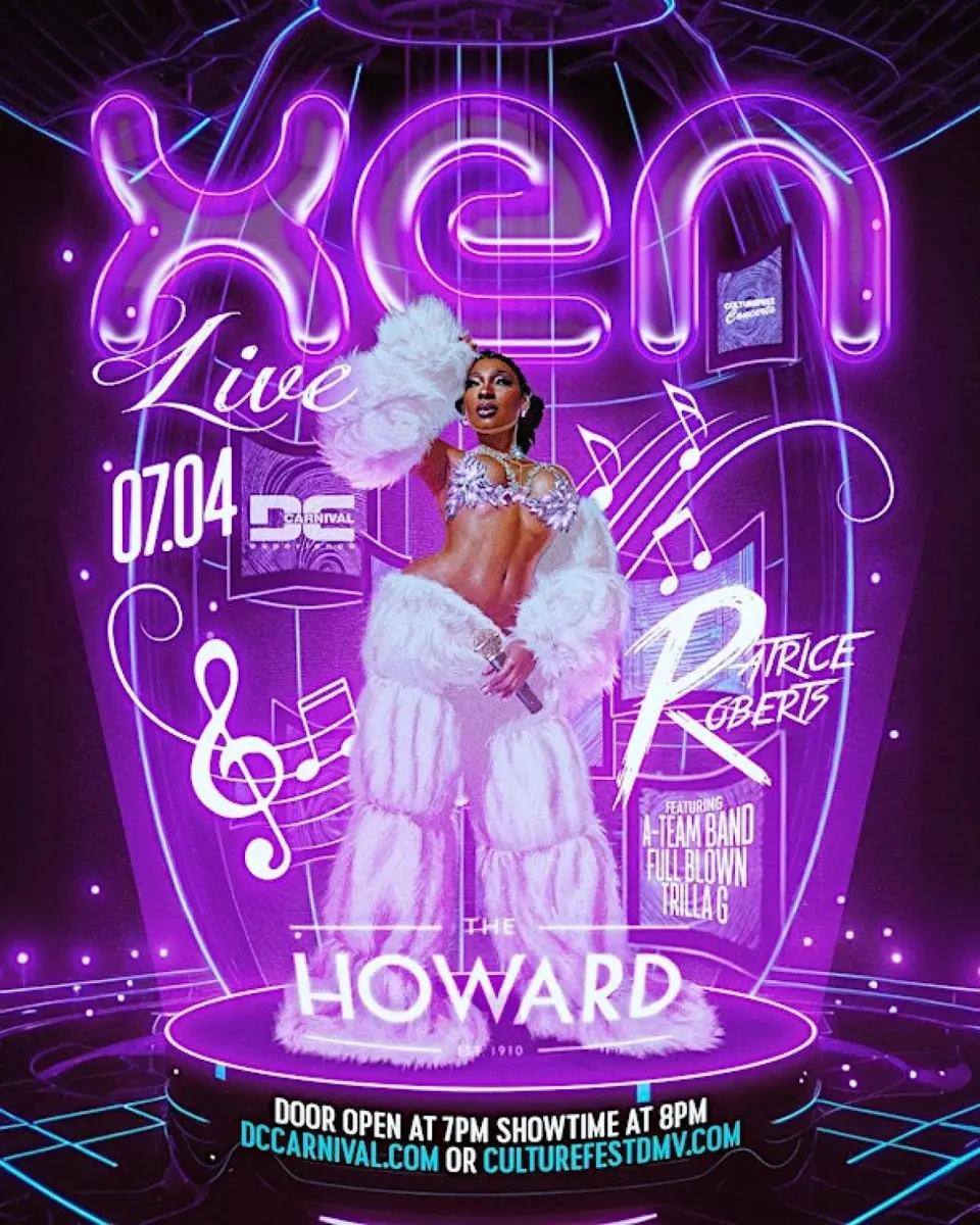 XEN w/ Patrice Roberts flyer or graphic.