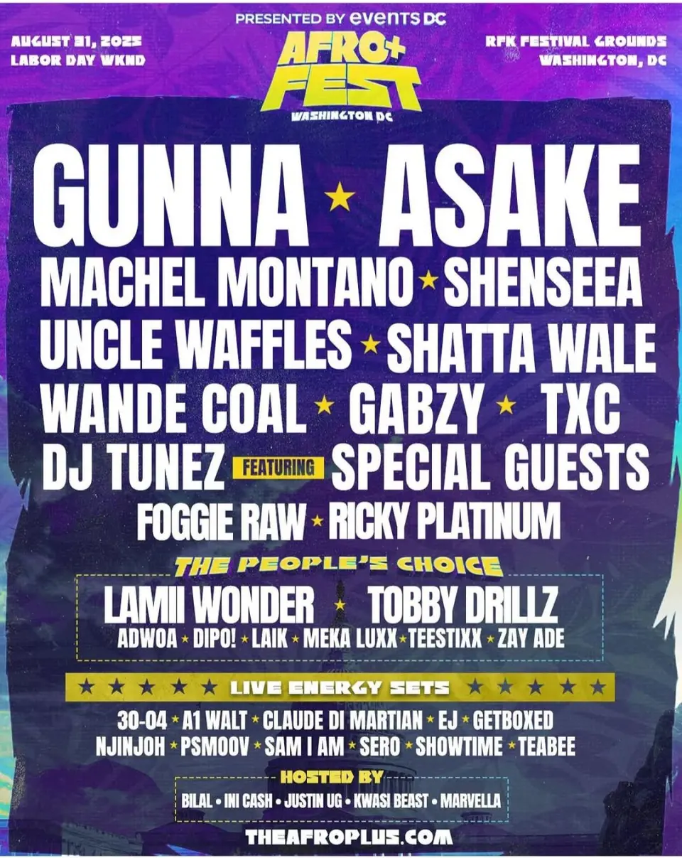 Afro Fest flyer or graphic.